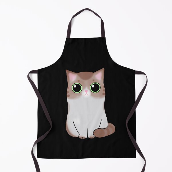 Item preview, Cute Kawaii Chibi Cat - cute brown and white kitten designed and sold by Gerhanj.