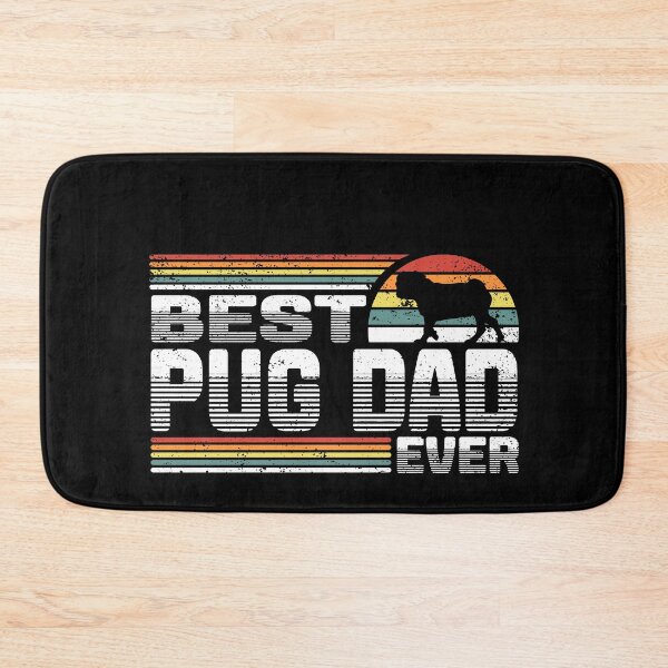 Item preview, Dog Lover Best Pug Dad Ever Vintage Gift designed and sold by besTmanuFacture.