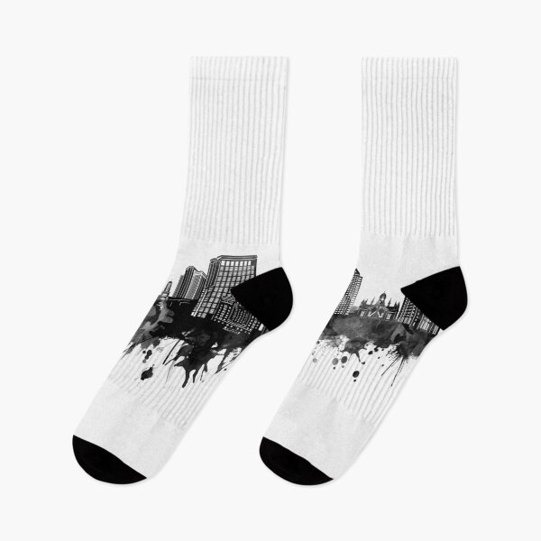 Item preview, salt lake city skyline bw designed and sold by BekimART2.