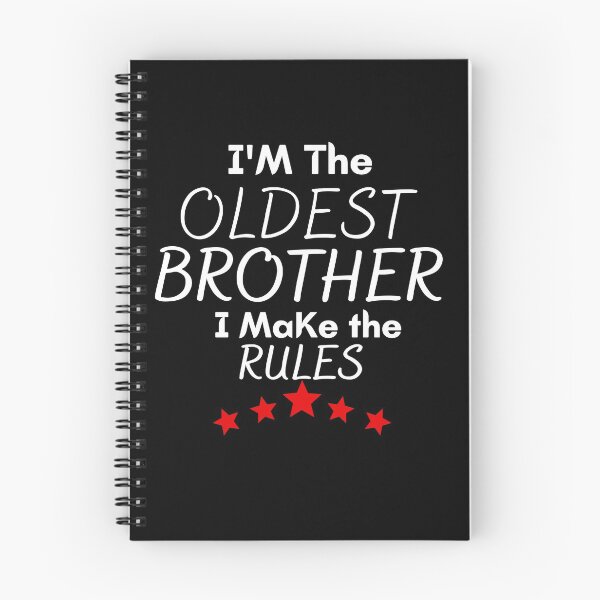 Artikelvorschau, Ich bin der älteste Bruder Ich mache die Regeln, lustiges Geschenk für Bruder, Familie lustige Zeit entworfen und verkauft von PIXEcompany.
