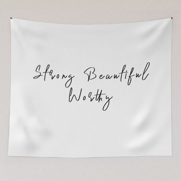 Item preview, Strong Beautiful Worthy designed and sold by KAFDESIGN.