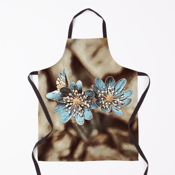 Item preview, Hepatica wildflower autumn look, pencil sketch style designed and sold by crea-homedesign.