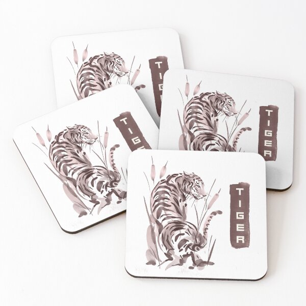 Item preview, Tiger simple portrait designed and sold by Donaatelle.