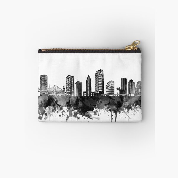 Item preview, tampa skyline bw designed and sold by BekimART2.