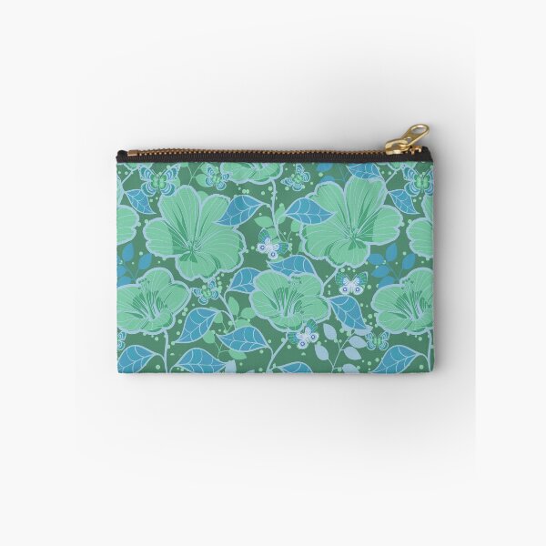 Item preview, Green Blue Flowers Pattern designed and sold by Pavnud.