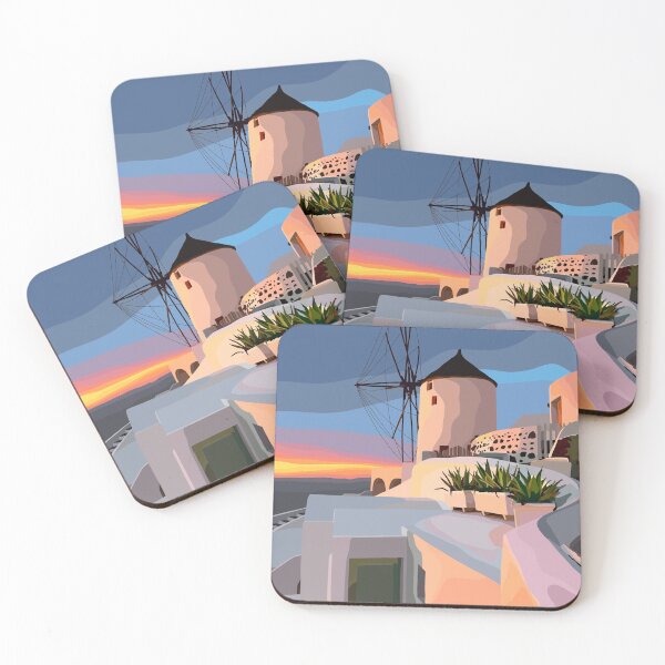Item preview, Sunset in Mikonos designed and sold by Doodleslover.