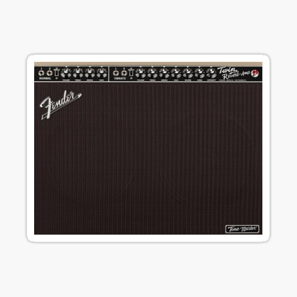 Fender Tone Master Twin Reverb Blonde Amplifier Sticker