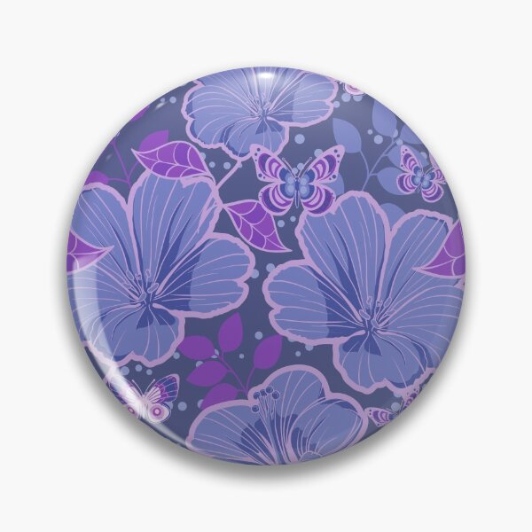 Item preview, Blue Violet Flowers Pattern designed and sold by Pavnud.