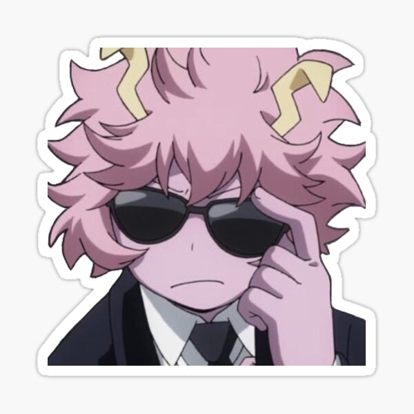 swag mina ashido Sticker