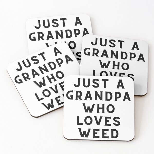Item preview, JUST A GRANDPA WHO LOVES WEED | Smart Successful Stoner | Stoned Grandpa designed and sold by AlfaEcho.