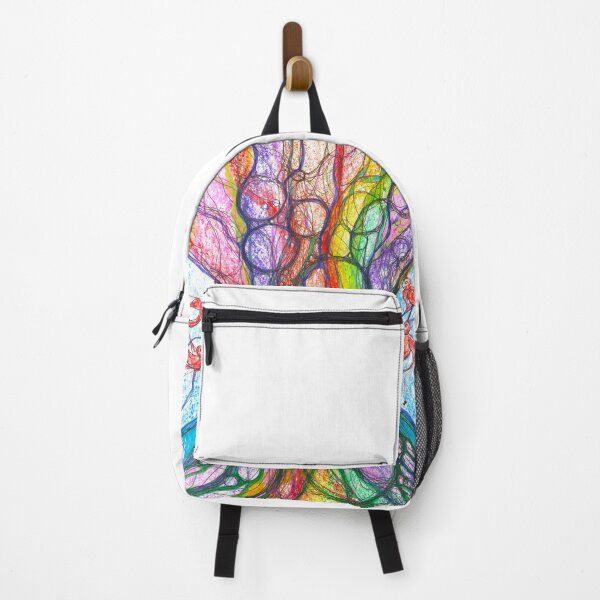 Item preview, Neuroart, Abstract colorful tree with birds designed and sold by VikitaSolomakha.