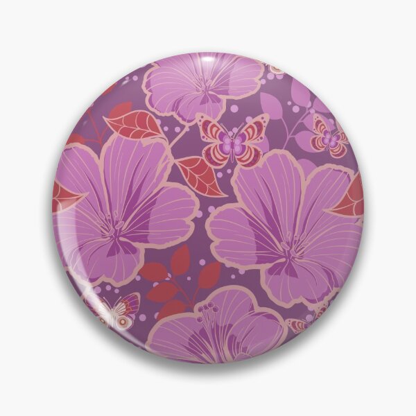 Item preview, Purple Flowers Pattern designed and sold by Pavnud.