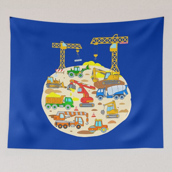 Item preview, Construction Site Vehicles Kids Crane Digger Truck designed and sold by samshirts.