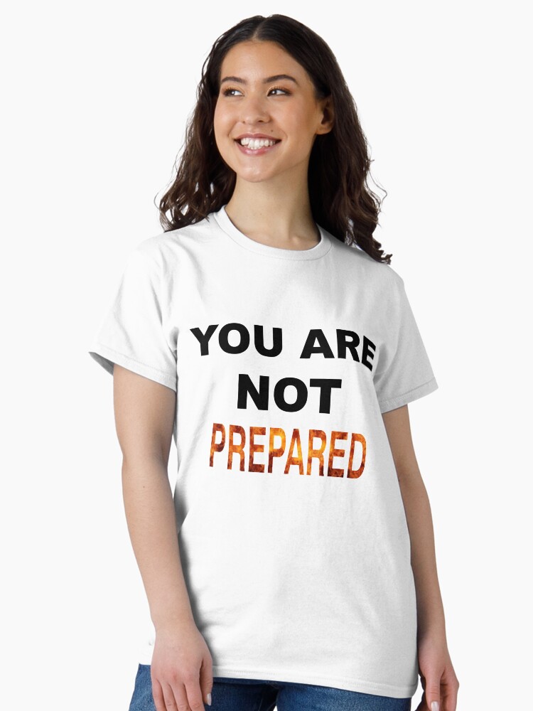 Imagen 2 de 7, Camiseta clásica con la obra No estas preparado, diseñada y vendida por SVarts.
