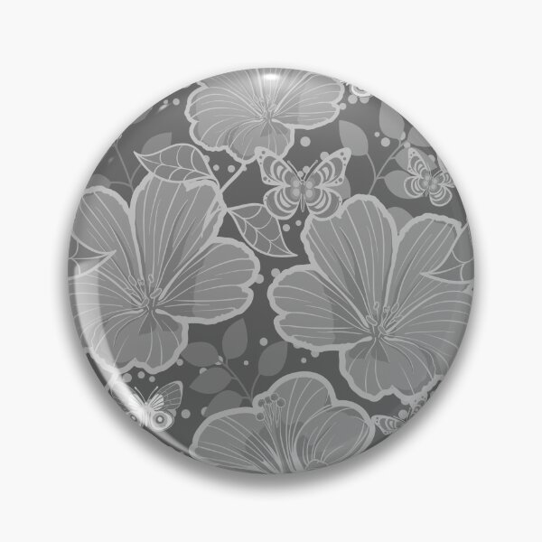 Item preview, Gray Flowers Pattern designed and sold by Pavnud.