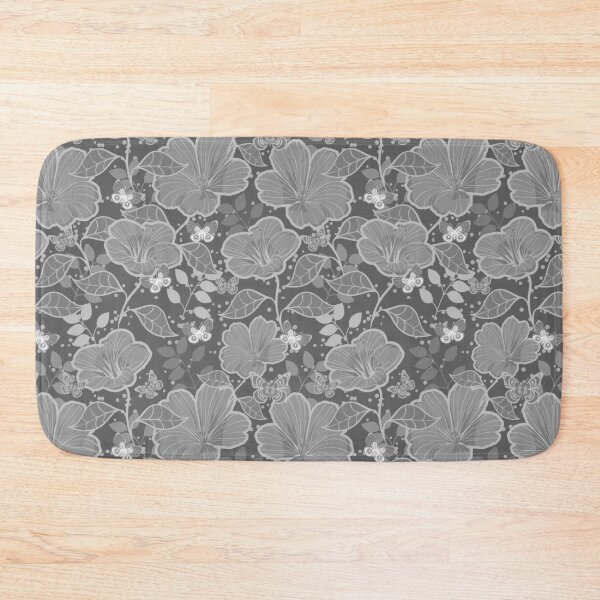 Item preview, Gray Flowers Pattern designed and sold by Pavnud.
