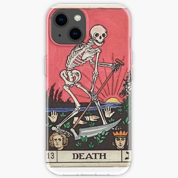 Tarot card death iPhone Soft Case