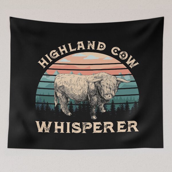 Item preview, Scottish Farm Animal Farming Farmer Cattle Gift Highland Cow Whisperer  designed and sold by RBG1933Tee.