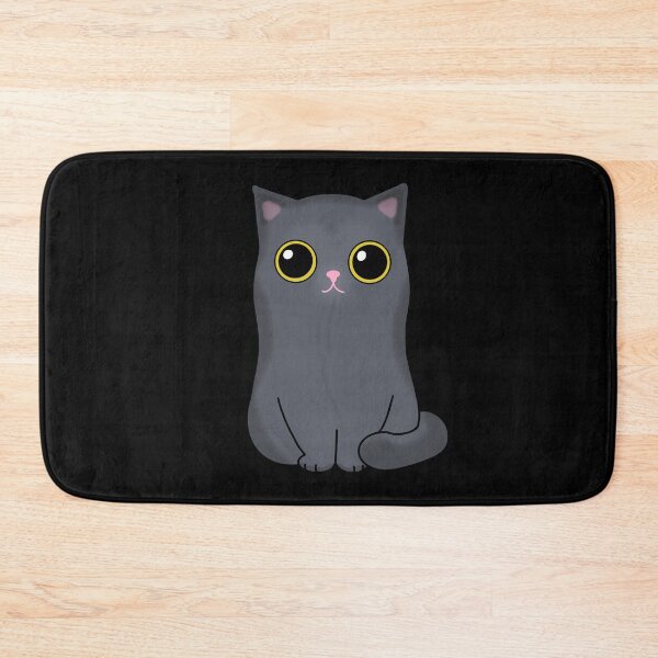 Item preview, Cute kawaii chibi cat - cute grey British short hair kitten designed and sold by Gerhanj.