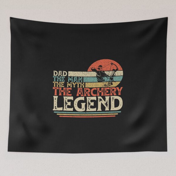 Item preview, Vintage Archery Dad, Dad The Man The Myth The Archery Legend Men designed and sold by DreamColor.