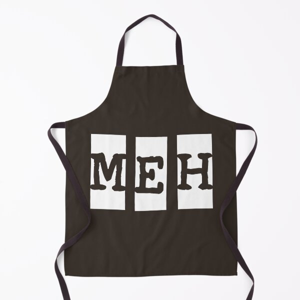 Item preview, MEH word text cards (white) designed and sold by SolidEarthArt.