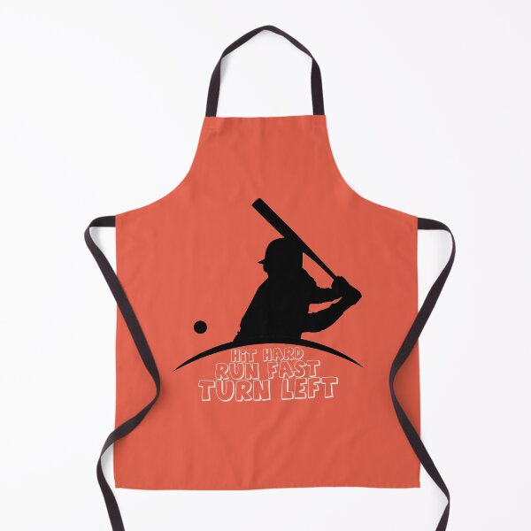 Item preview, Hit Hard Run Fast Turn Left "Baseball" designed and sold by MrAbde.
