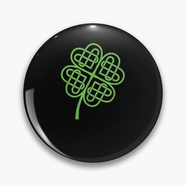Item preview, St Patrick's Day Lucky Four Leaf Clover Celtic Knot  designed and sold by melisenda.