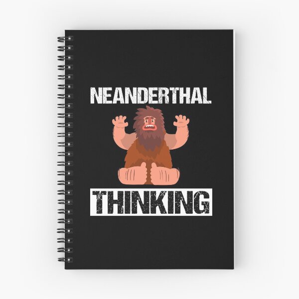 Item preview, Funny Caveman Neanderthal Thinking  designed and sold by RBG1933Tee.