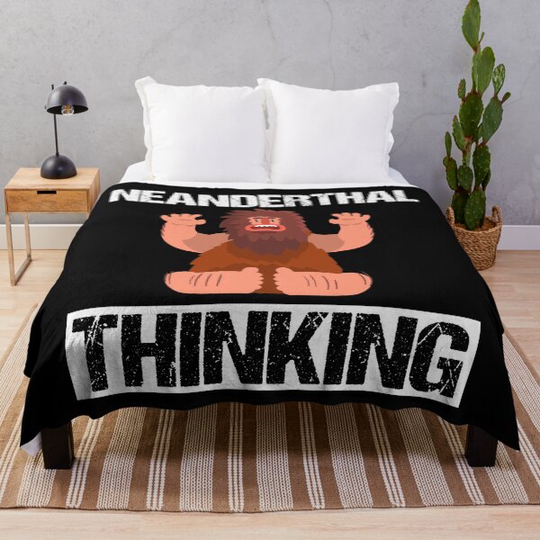 Item preview, Funny Caveman Neanderthal Thinking  designed and sold by RBG1933Tee.