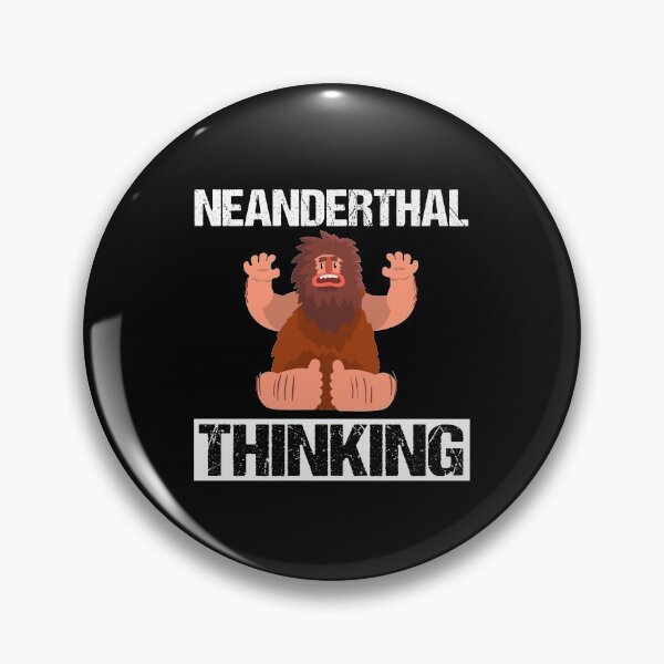 Item preview, Funny Caveman Neanderthal Thinking  designed and sold by RBG1933Tee.
