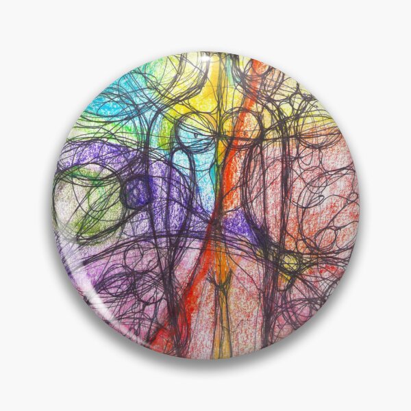 Item preview, Neuroart, Abstract colorful lady's peaceful designed and sold by VikitaSolomakha.
