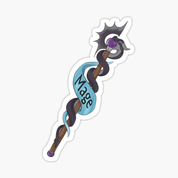 Dragon Staff Stickers Redbubble