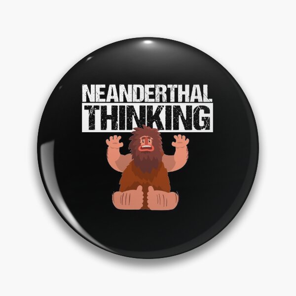 Item preview, Funny Caveman Neanderthal Thinking designed and sold by RBG1933Tee.