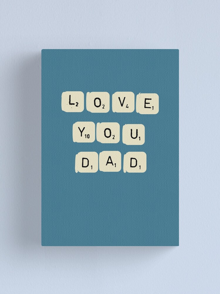 dad photo canvas