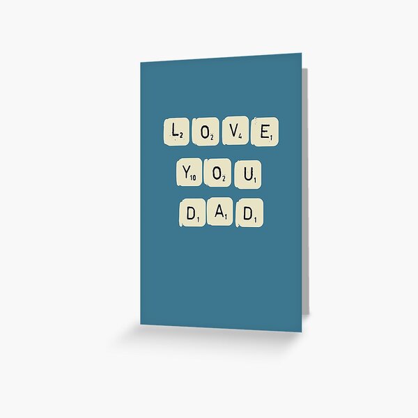 Father's Day - Love you Dad  Greeting Card