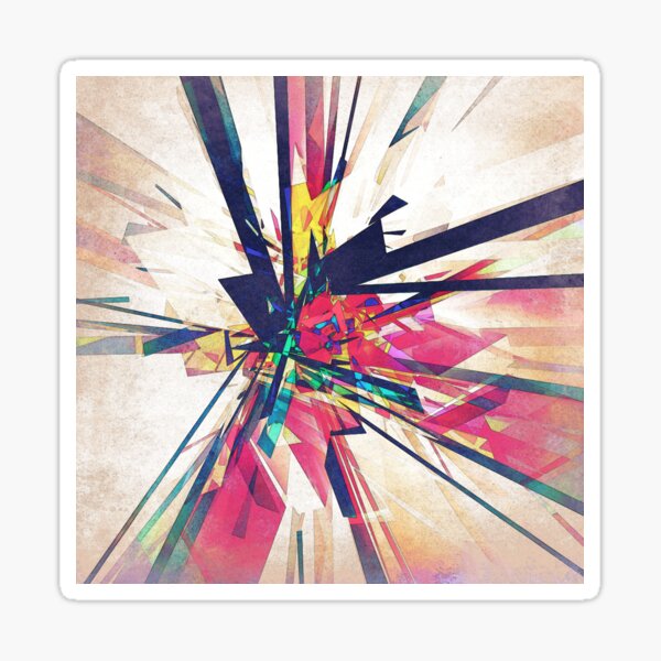 Abstract Geometry Sticker