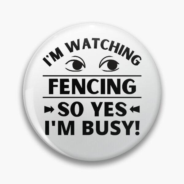 Item preview, I'm watching fencing so yes I'm busy. designed and sold by TheGreenGoat.