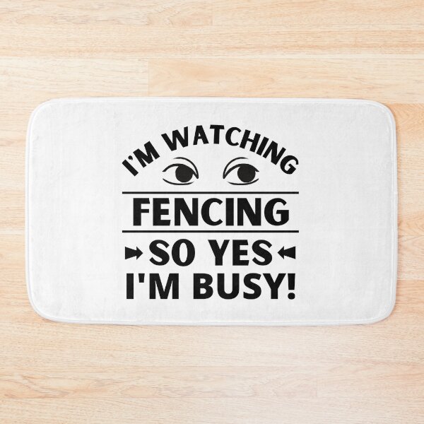Item preview, I'm watching fencing so yes I'm busy. designed and sold by TheGreenGoat.