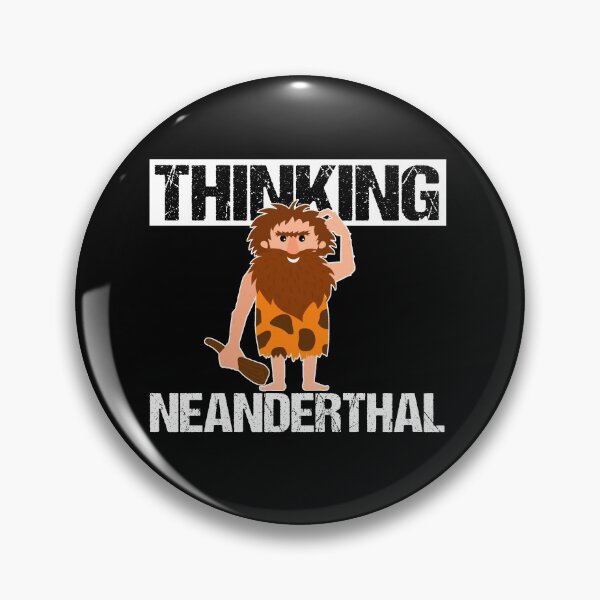 Item preview, Funny caveman Neanderthal Thinking designed and sold by kenzo2093.