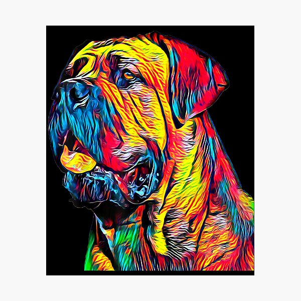 Vista previa del artículo con la obra «Perro Mastín Cane Corso», diseñado y vendido por SnowStore98.
