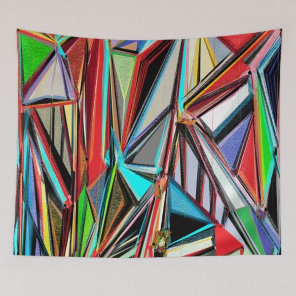 Item preview, A Mesh of Pigments, colorful digital abstract designed and sold by Art With Impact – Statement Art & Apparel for Deep Thinkers.