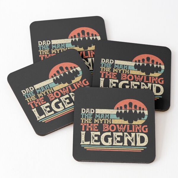 Item preview, Vintage Bowling Dad, Dad The Man The Myth The Bowling Legend designed and sold by DreamColor.