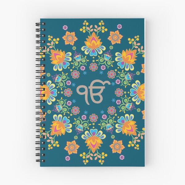 Item preview, Ek Onkar Floral Mandala designed and sold by mindikr.