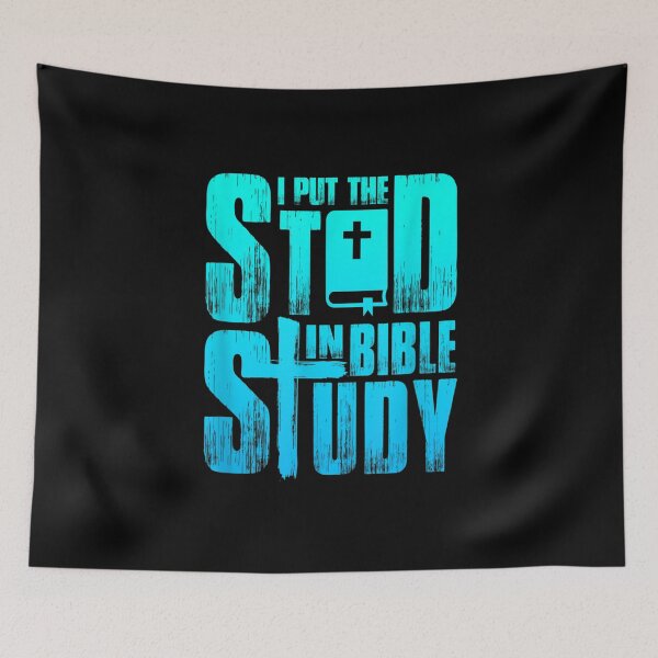 Item preview, I Put The Stud In Bible Study Cross Jesus Christian Quote  designed and sold by melisenda.