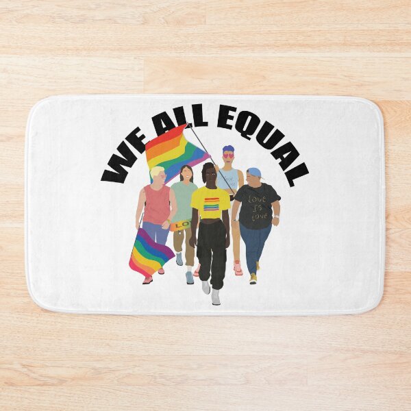 Artikelvorschau, Pride Month 2025 Gleichheit Wir sind alle gleich Happy Pride Month LGBTQ LGBT entworfen und verkauft von KLINESTORE.