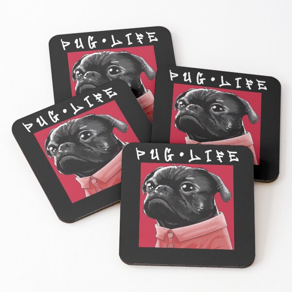 Item preview, Pug Life Red designed and sold by Rooster Syndicate.