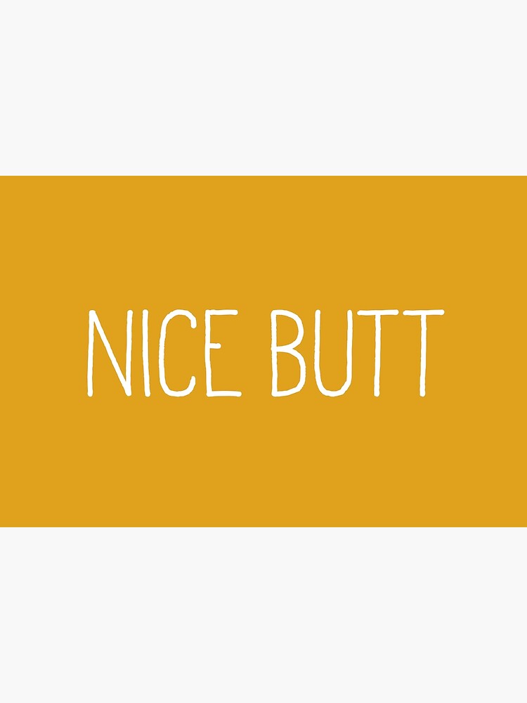 Nice Butt Mustard by colorandpattern