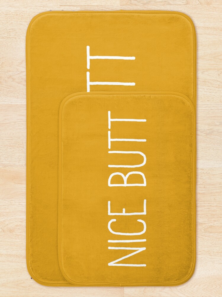 Alternate view of Nice Butt Mustard Bath Mat