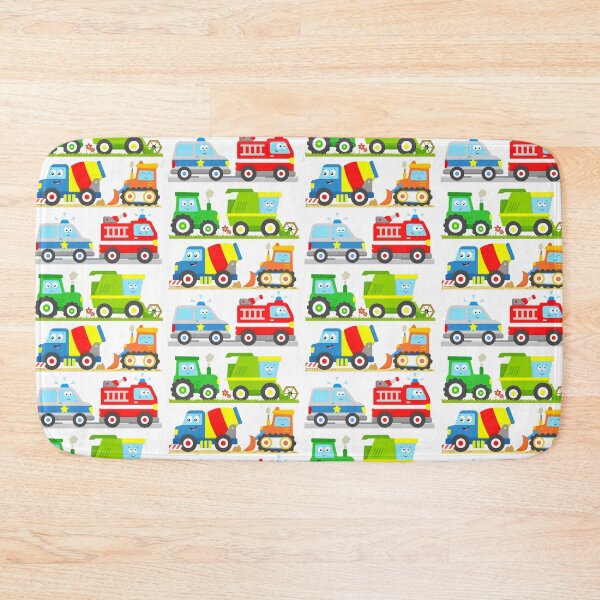 Item preview, Vehicle Design Tractor Truck Firetruck Police Car Kids Toddler designed and sold by samshirts.