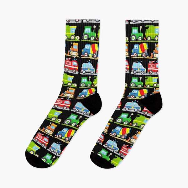 Item preview, Vehicle Design Tractor Truck Firetruck Police Car Kids Toddler designed and sold by samshirts.
